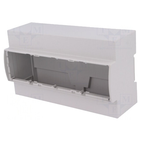 Carcasă montare pe șină DIN gri 91x160.2x62 mm | Electronic-mag.ro | Componente Electronice
