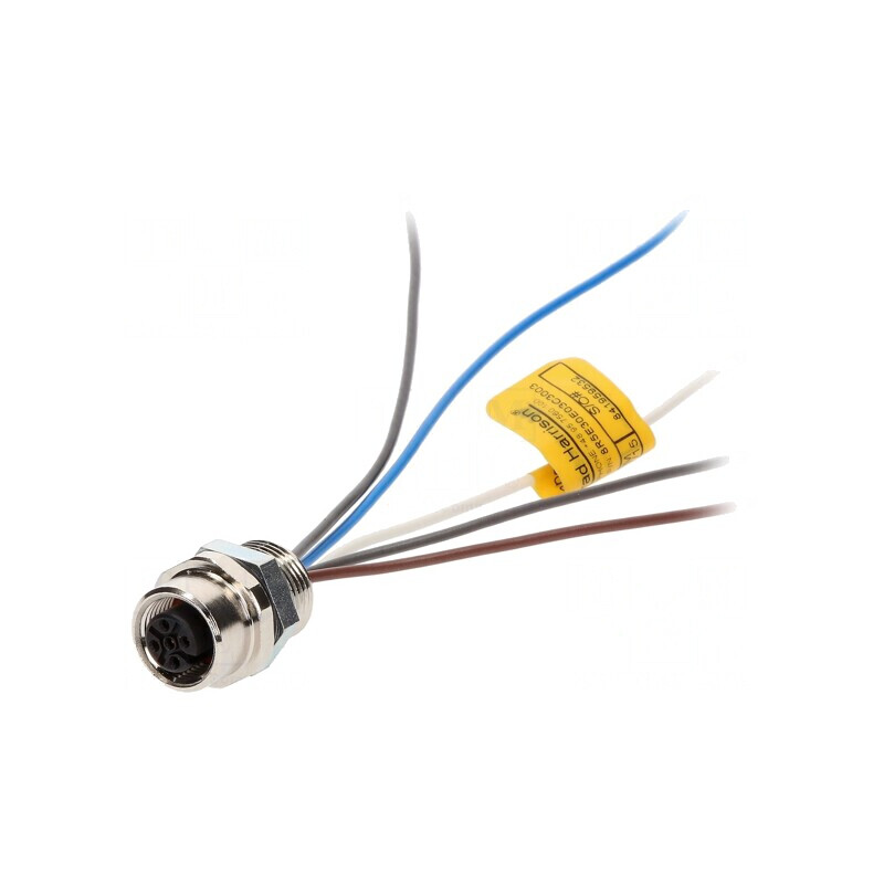 Soclu M12 PIN 5 Mamă IP67 pentru DeviceNet/CANopen | Electronic-mag.ro | Componente Electronice