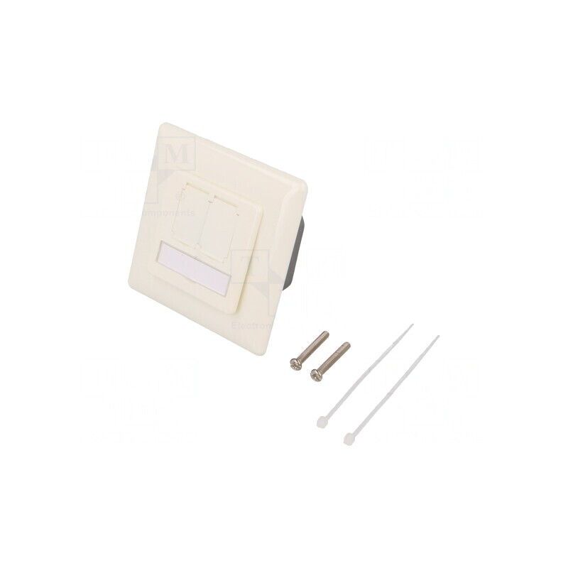 Soclu RJ45 Cat6 Ecranat 8P8C 22-24AWG | Electronic-mag.ro | Componente Electronice