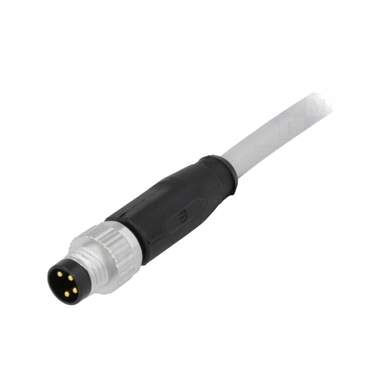 Conector M8 4-PIN Tată Drept cu Cablu 1m PVC | Electronic-mag.ro | Componente Electronice Conector M8 4-PIN Tată Drept cu Cablu 1m PVC | Electronic-mag.ro | Componente Electronice