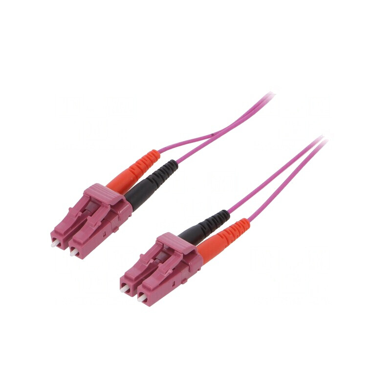Patch Cord Fibră OM4 LC/UPC 3m LSZH | Electronic-mag.ro | Componente Electronice