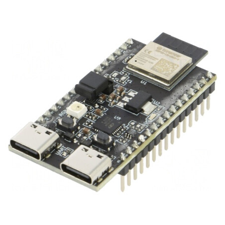 Kit Dezvoltare IoT ESP32-C6-MINI-1-N4 3.3V/5V 53.65x25.4mm | Electronic-mag.ro | Componente Electronice
