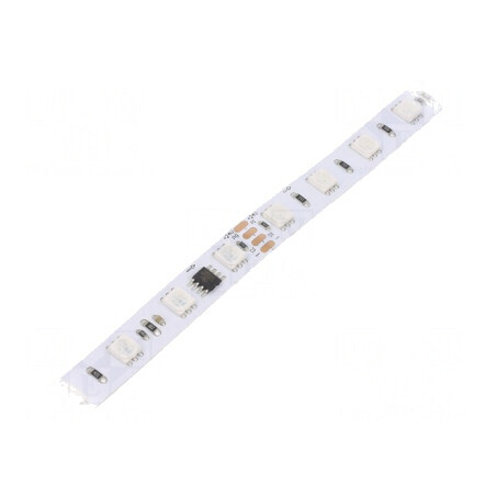 Bandă LED RGB 24V 60 LED/m 10mm PCB Alb | Electronic-mag.ro | Componente Electronice