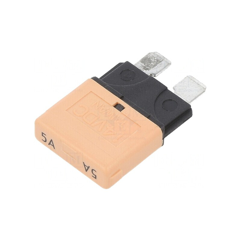 Siguranță Auto 5A 14VDC 19.2mm UNIVAL | Electronic-mag.ro | Componente Electronice