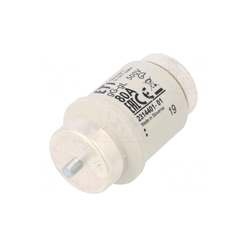 Siguranță gG 80A 500V Ceramică DIV D | Electronic-mag.ro | Componente Electronice