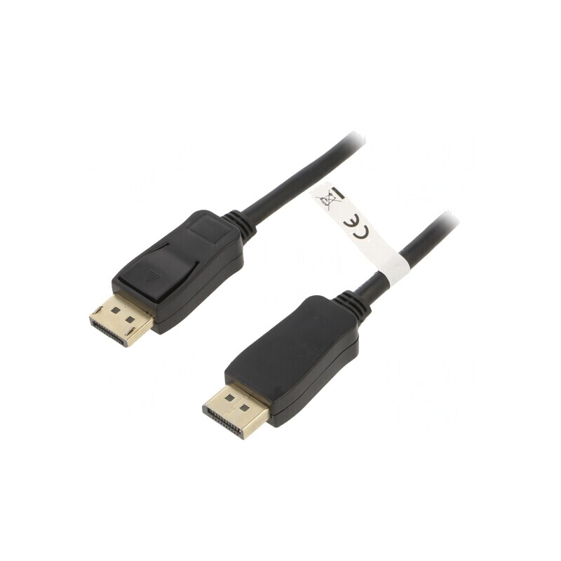 Cablu DisplayPort 1.2 HDCP 2.2 5m Negru | Electronic-mag.ro | Componente Electronice