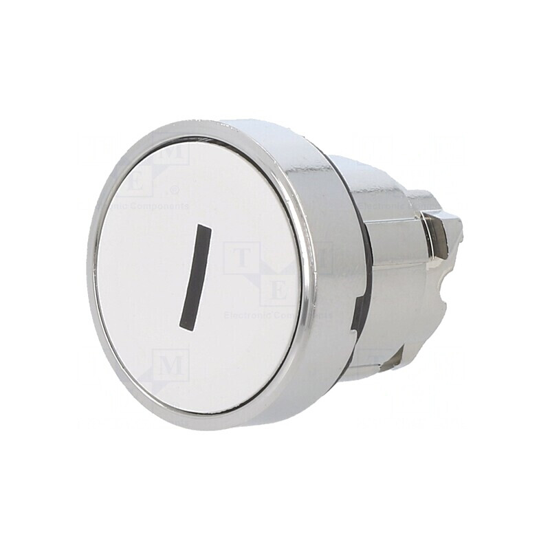 Comutator apăsare 22mm albă | Electronic-mag.ro | Componente Electronice