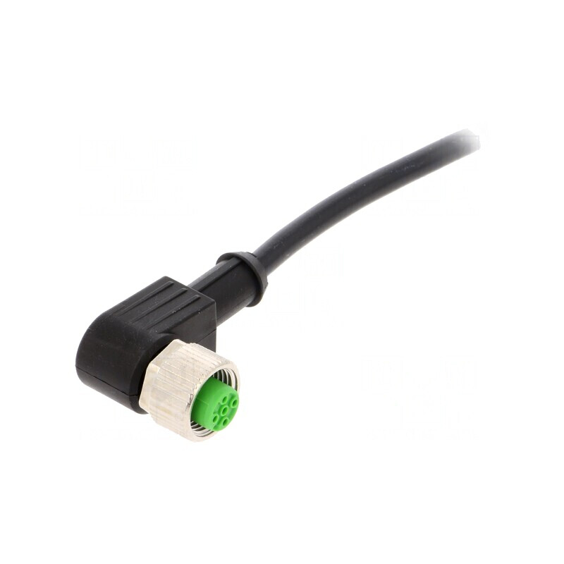 Cablu Conectare M12 4 Pin 1.5m Unghi 30VAC 4A | Electronic-mag.ro | Componente Electronice