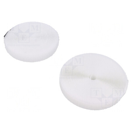 Bandă arici albă 20mm x 5m acrilică | Electronic-mag.ro | Componente Electronice