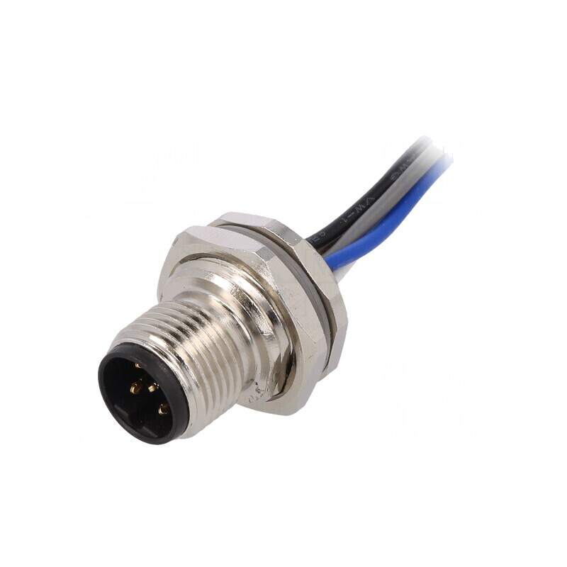 Soclu M12 5-PIN Tată IP67 60V Drept Profibus | Electronic-mag.ro | Componente Electronice