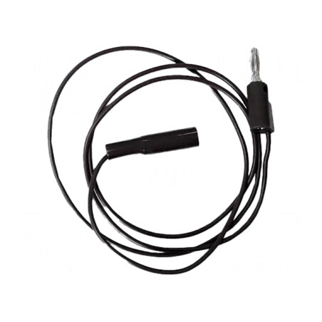 Cablu de Măsurare 5A Mufă Banană 4mm Clește Crocodil Negru | Electronic-mag.ro | Componente Electronice