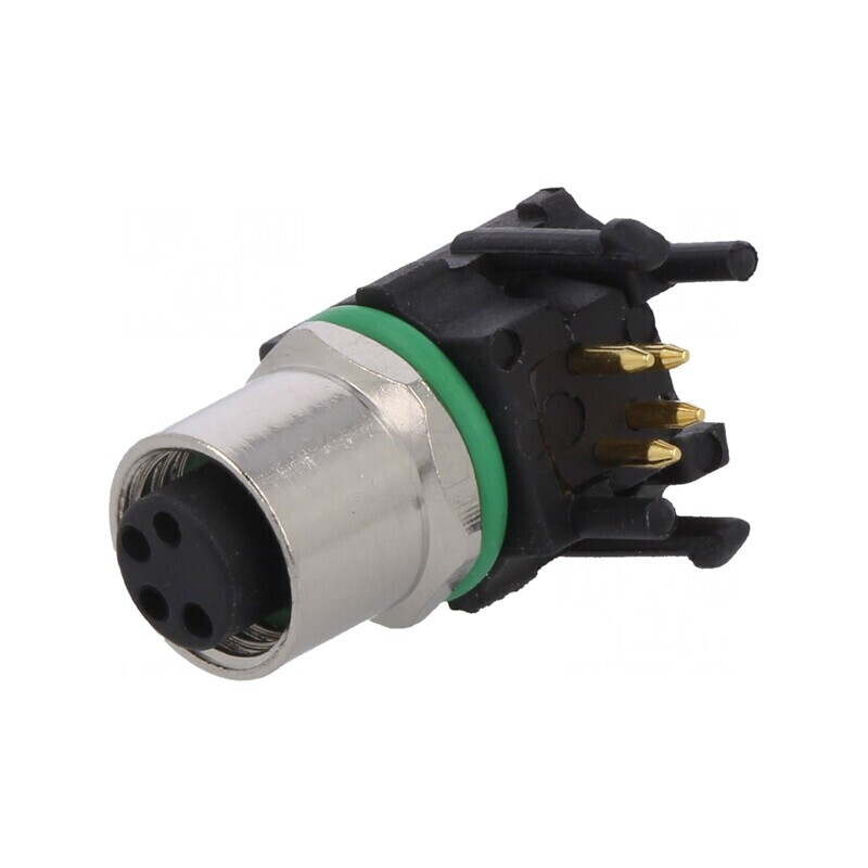 Conector M8 Mamă 4 PIN 90° pentru Panou 3A | Electronic-mag.ro | Componente Electronice Conector M8 Mamă 4 PIN 90° pentru Panou 3A | Electronic-mag.ro | Componente Electronice