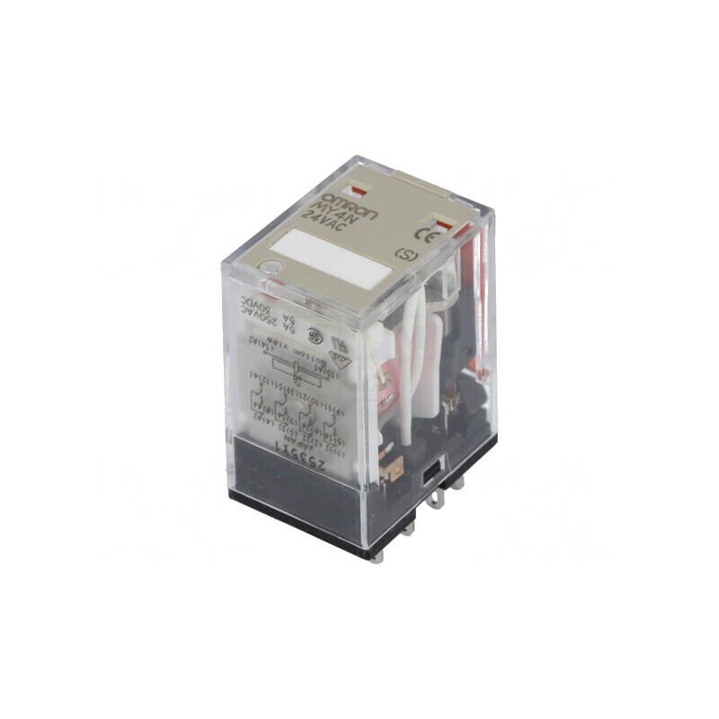 Releu Electromagnetic 4PDT 24VAC 5A | Electronic-mag.ro | Componente Electronice