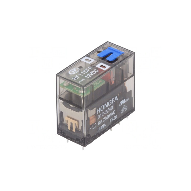 Releu Electromagnetic DPDT 12VDC 8A PCB | Electronic-mag.ro | Componente Electronice