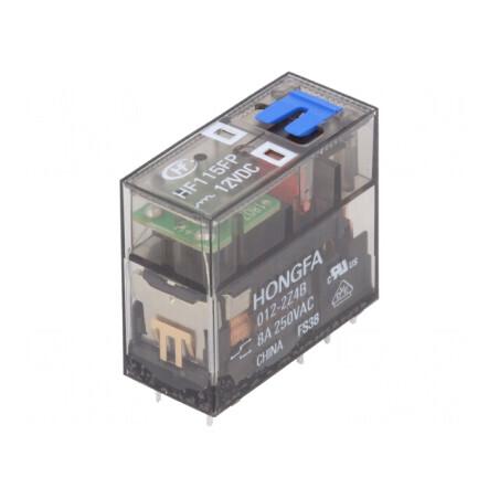 Releu Electromagnetic DPDT 12VDC 8A PCB | Electronic-mag.ro | Componente Electronice