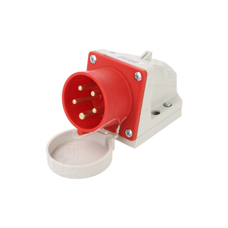Conector alimentare AC trifazat 16A 400V IP44 | Electronic-mag.ro | Componente Electronice