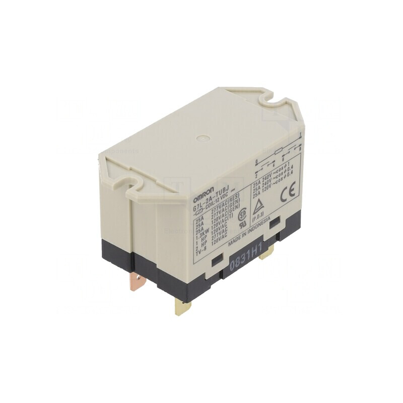 Releu electromagnetic DPST-NO 12VDC G7L 1,9W | Electronic-mag.ro | Componente Electronice