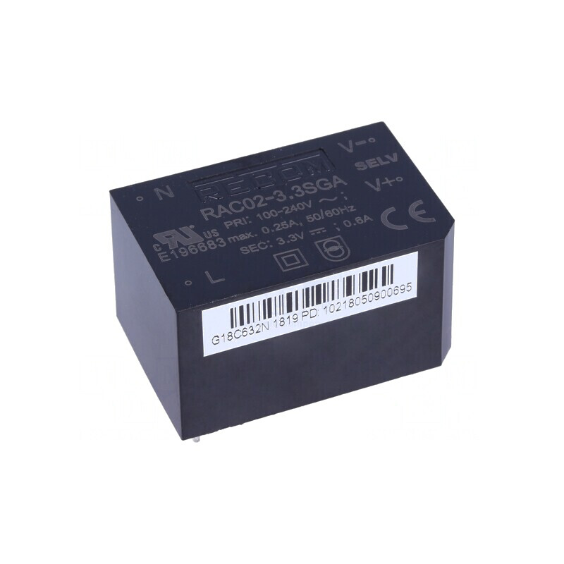 Convertor AC/DC 2W 3.3V 500mA PCB | Electronic-mag.ro | Componente Electronice