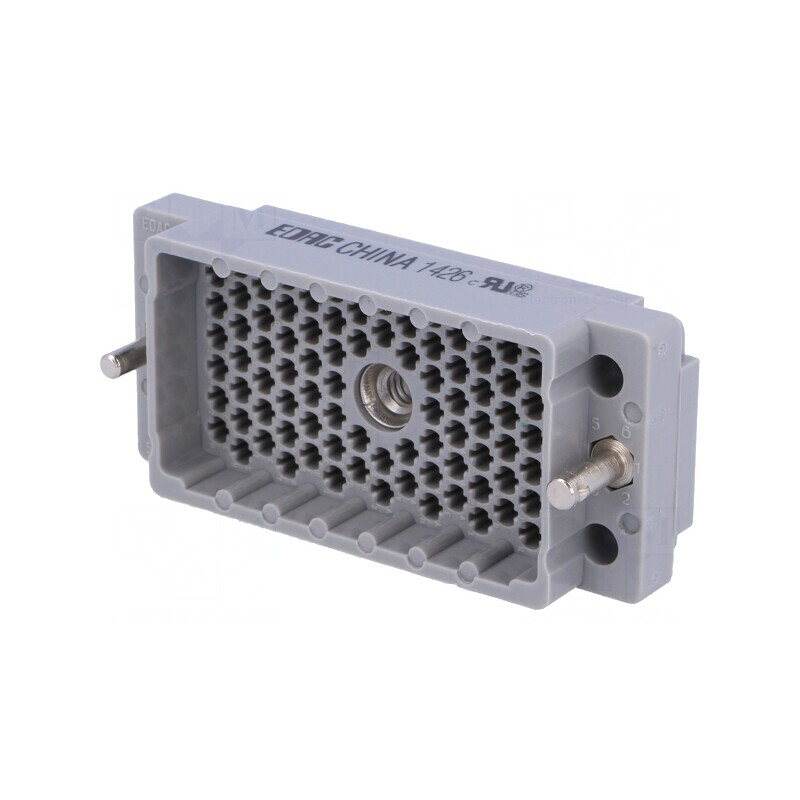 Mufă Hermafrodit Dreptunghiulară din Policarbonat | Electronic-mag.ro | Componente Electronice