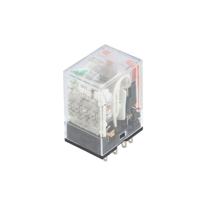 Releu Electromagnetic 4PDT 24VDC 3A | Electronic-mag.ro | Componente Electronice