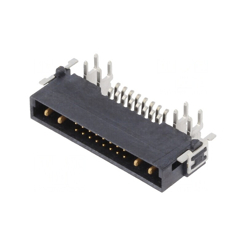 Conector PCB-PCB tată PIN 20 har-flex Hybrid SMT THT | Electronic-mag.ro | Componente Electronice