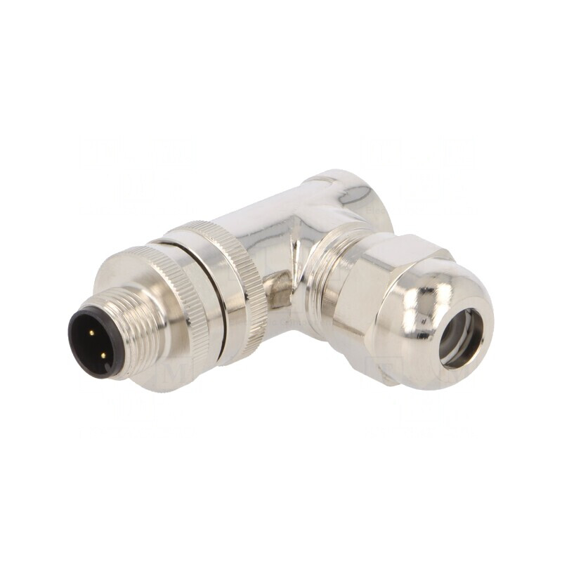 Mufă M12 4 pini DeviceNet/CANopen IP67 pe cablu | Electronic-mag.ro | Componente Electronice
