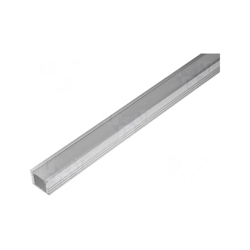 Profil Aluminiu Transparent pentru Module LED 2m FPDS4 | Electronic-mag.ro | Componente Electronice