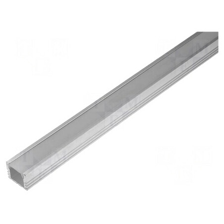 Profil Aluminiu Transparent pentru Module LED 2m FPDS4 | Electronic-mag.ro | Componente Electronice