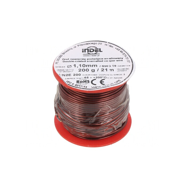 Sârmă Emailată Dublu 1,1mm 0,2kg Cu | Electronic-mag.ro | Componente Electronice