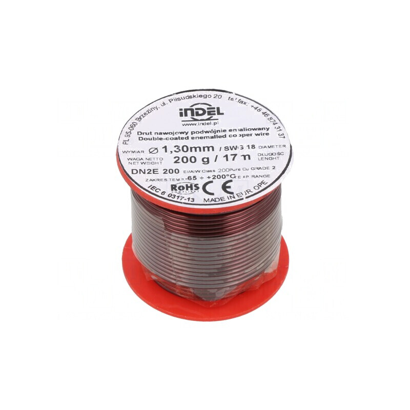 Sârmă Dublu Emailată 1,3mm 0,2kg Cu 65-200°C | Electronic-mag.ro | Componente Electronice Sârmă Dublu Emailată 1,3mm 0,2kg Cu 65-200°C | Electronic-mag.ro | Componente Electronice