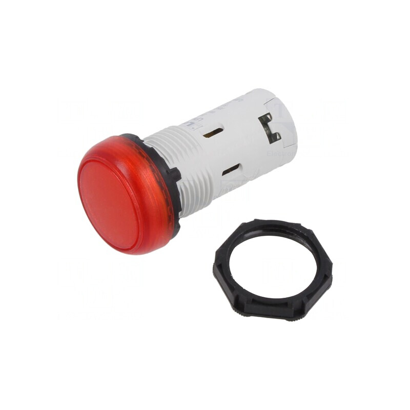 Lumină de Control Roșie 230V AC | Electronic-mag.ro | Componente Electronice