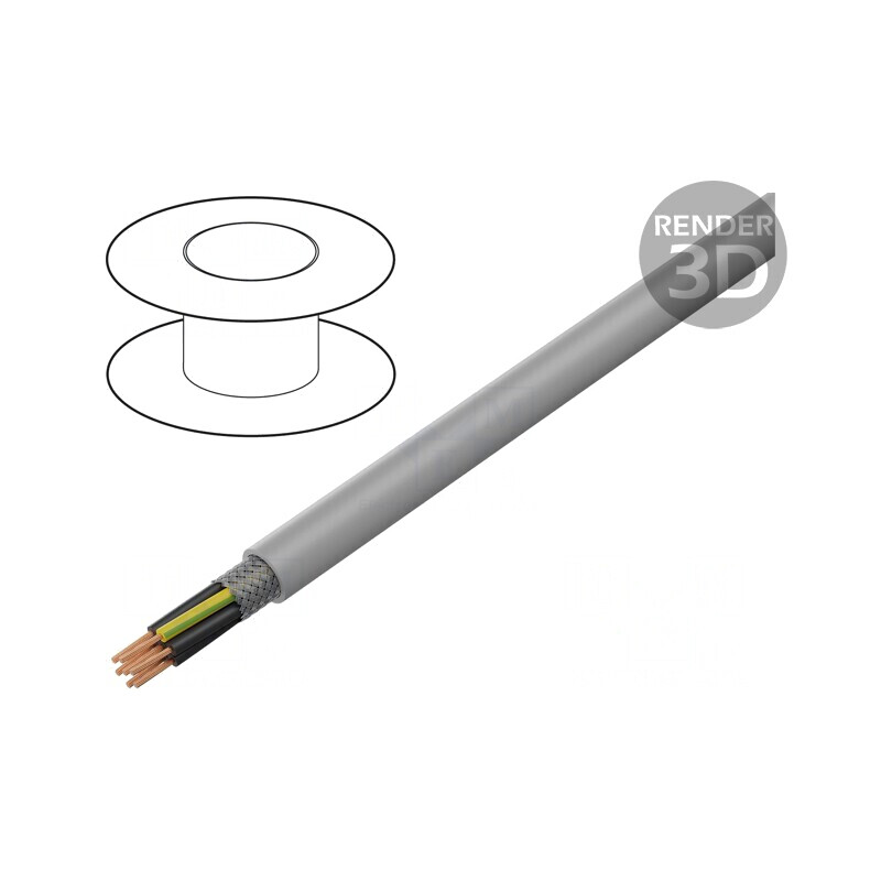Cablu ÖLFLEX® 150CY 7G1,5mm2 PVC Gri 300V/500V | Electronic-mag.ro | Componente Electronice