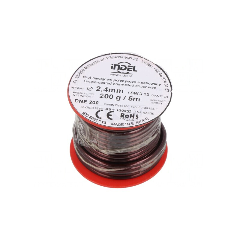 Sârmă Emailată 2,4mm 0,2kg Cu | Electronic-mag.ro | Componente Electronice