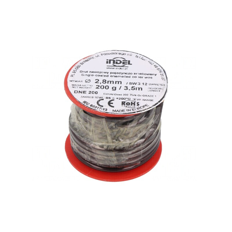 Sârmă Cupru Emailată 2,8mm 0,2kg | Electronic-mag.ro | Componente Electronice Sârmă Cupru Emailată 2,8mm 0,2kg | Electronic-mag.ro | Componente Electronice