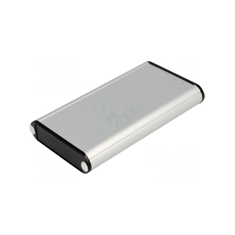 Carcasă aluminiu gri 72x120x19mm | Electronic-mag.ro | Componente Electronice