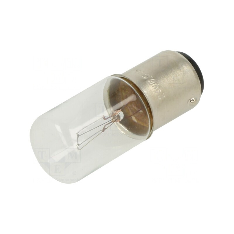 Lampă miniaturală transparentă 24V BA15D | Electronic-mag.ro | Componente Electronice