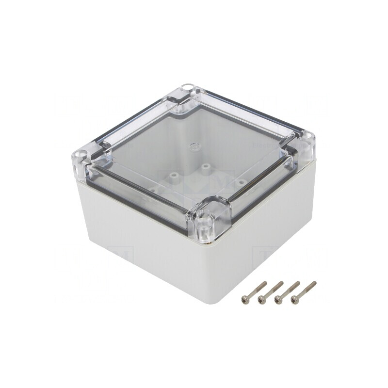 Carcasă Universală cu Bucșă din Alamă 105x105x60mm | Electronic-mag.ro | Componente Electronice
