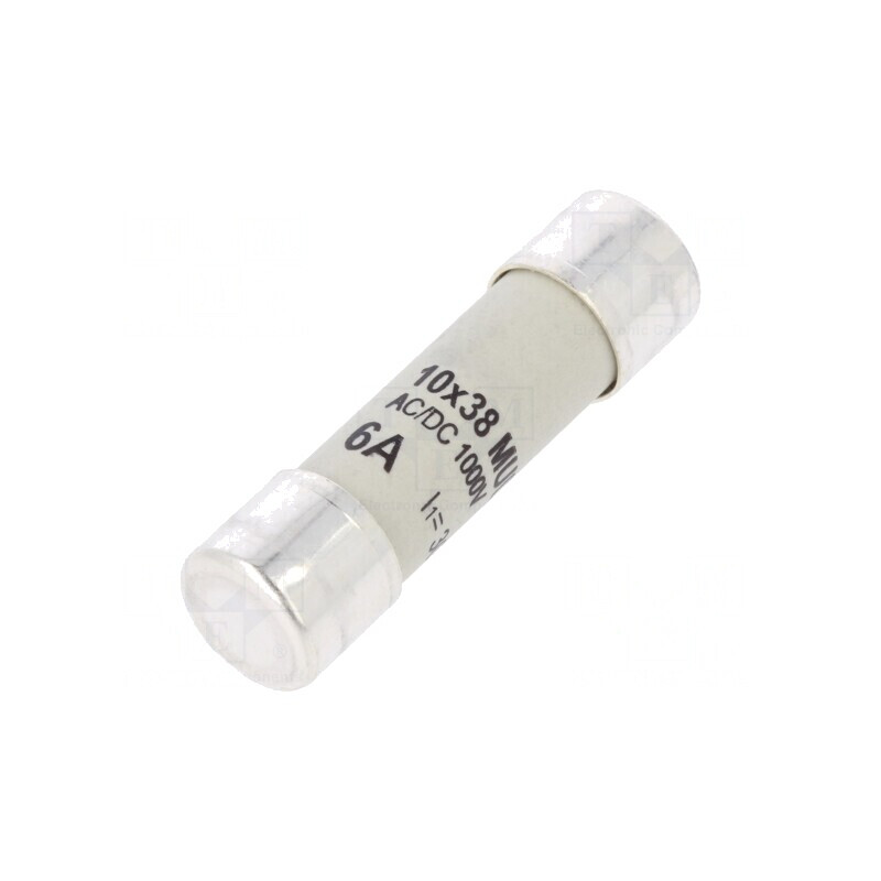 Siguranță cilindrică gR 6A 1000VDC | Electronic-mag.ro | Componente Electronice