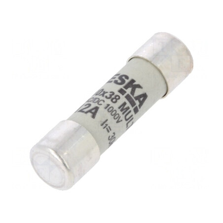 Siguranță cilindrică gR 12A 1000VDC | Electronic-mag.ro | Componente Electronice