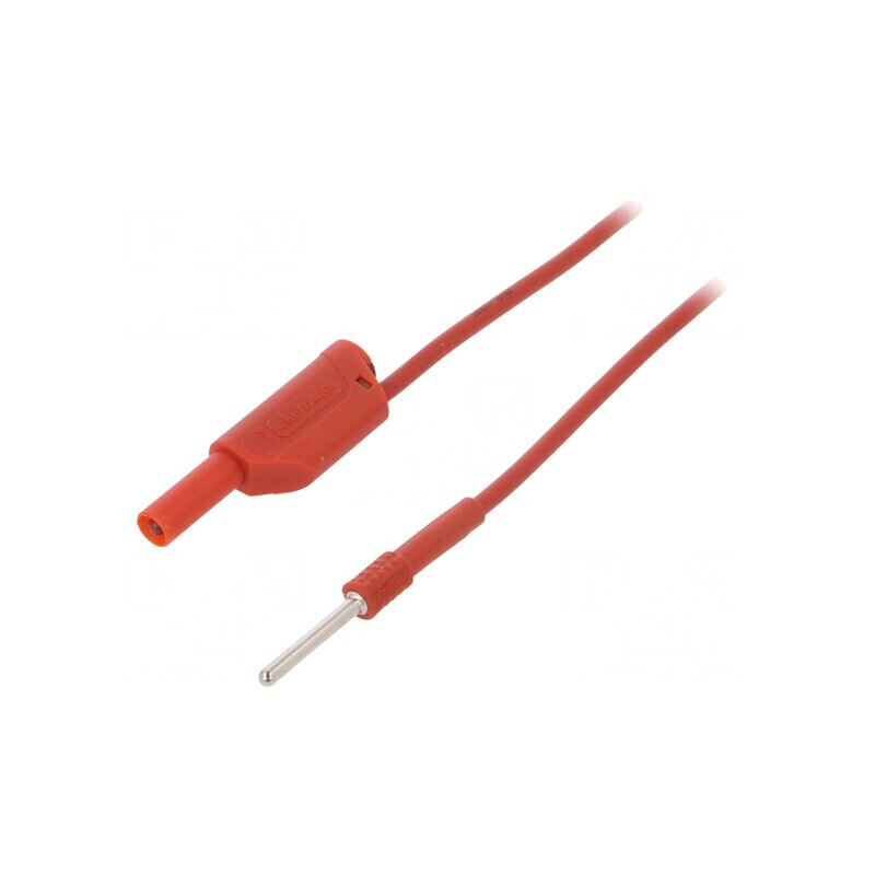 Cablu de măsurare roșu 0,5m 1mm2 | Electronic-mag.ro | Componente Electronice