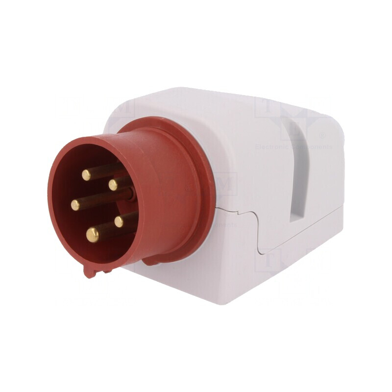 Conector alimentare trifazat 16A 400VAC IP44 | Electronic-mag.ro | Componente Electronice