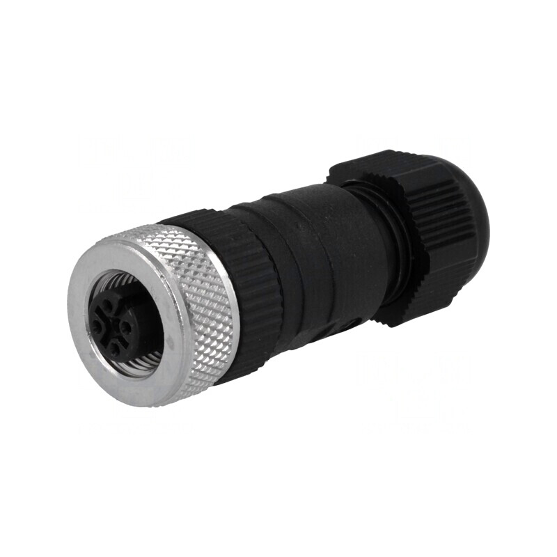 Mufă M12 4P Mamă DeviceNet/CANopen IP67 | Electronic-mag.ro | Componente Electronice