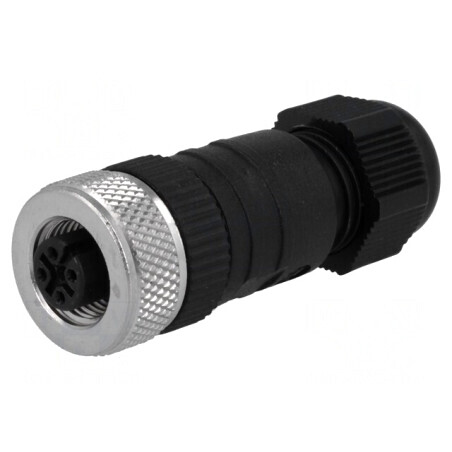 Mufă M12 4P Mamă DeviceNet/CANopen IP67 | Electronic-mag.ro | Componente Electronice