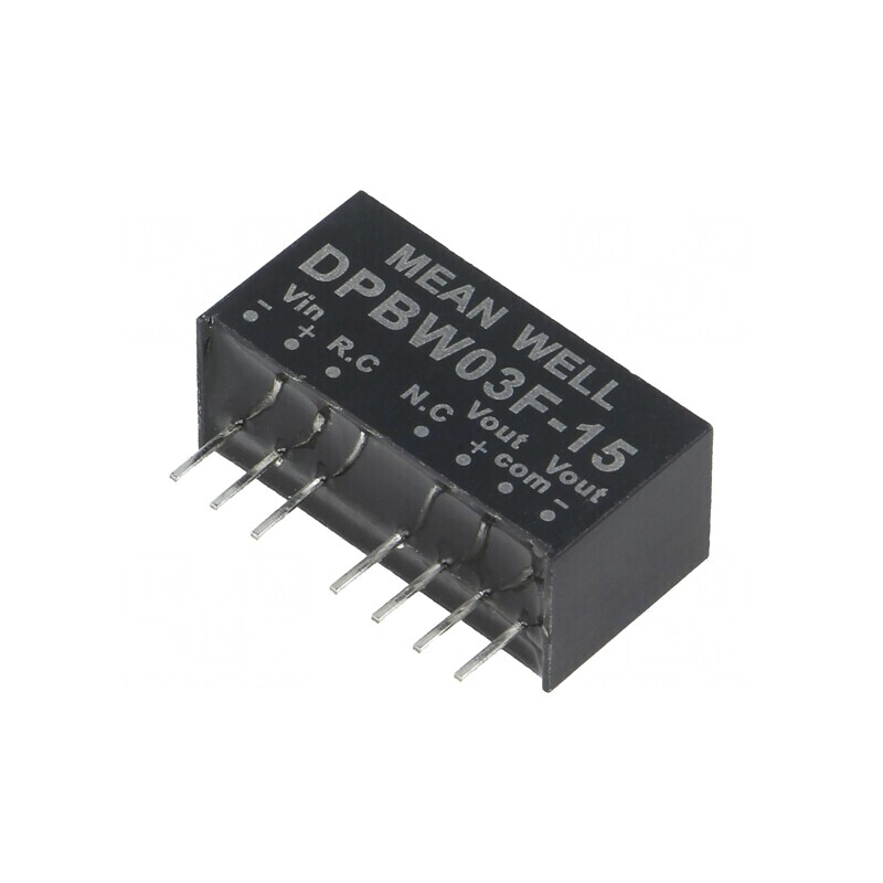 Convertor DC/DC 3W 9-36V la ±15V SIP8 | Electronic-mag.ro | Componente Electronice
