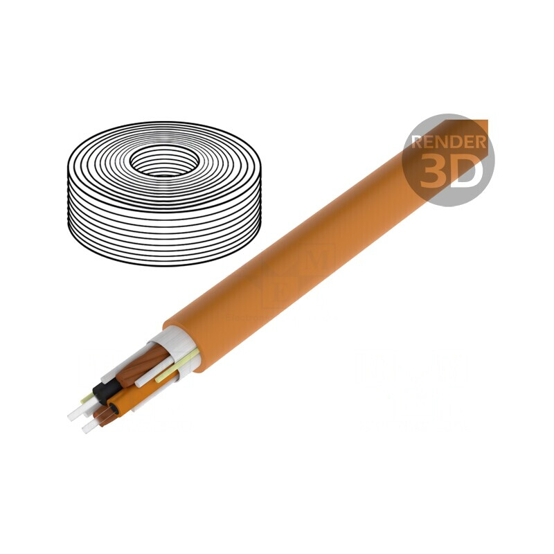 Cablu fibră optică HITRONIC® POF 8mm | Electronic-mag.ro | Componente Electronice
