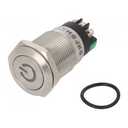 Comutator Anti-Vandalism SPDT 3A/220VAC 5A/24VDC IP65 | Electronic-mag.ro | Componente Electronice