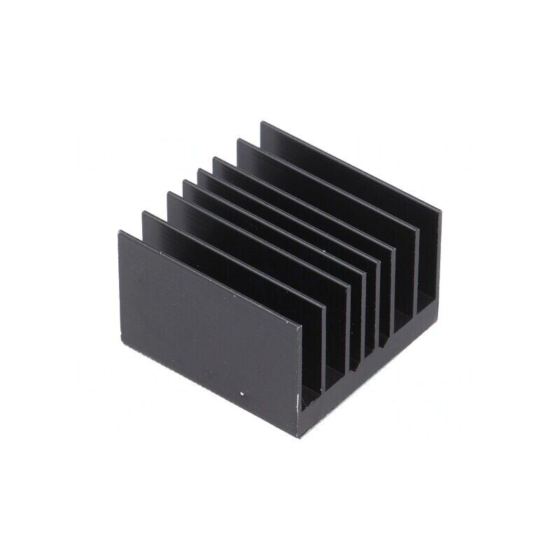 Radiator extrudat cu aripioare BGA negru 31x31mm | Electronic-mag.ro | Componente Electronice
