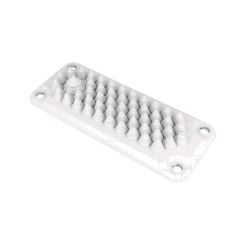 Garnitură gri deschis cu 51 orificii IP54 | Electronic-mag.ro | Componente Electronice Garnitură gri deschis cu 51 orificii IP54 | Electronic-mag.ro | Componente Electronice