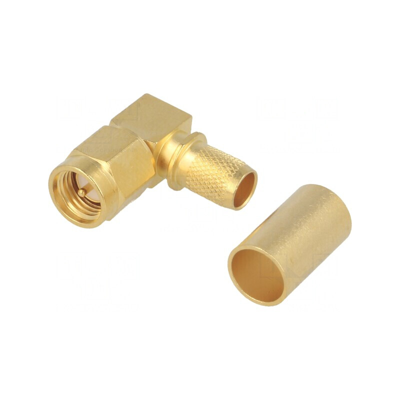 Mufă SMA Tată Unghi 90° 50Ω | Electronic-mag.ro | Componente Electronice