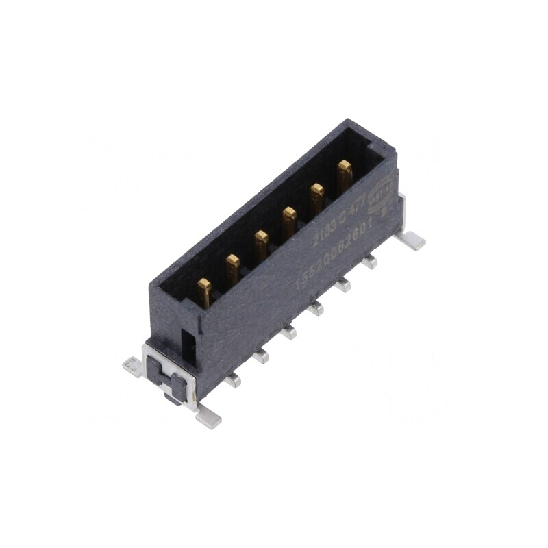 Conector PCB-PCB tată 6 PIN 2.54mm har-flex® Power | Electronic-mag.ro | Componente Electronice